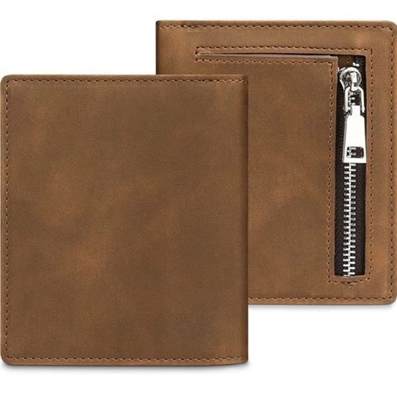 Other - Mens Wallets Bifold Leather with 9 Slots RFID Blocking Larger Capacity Leather